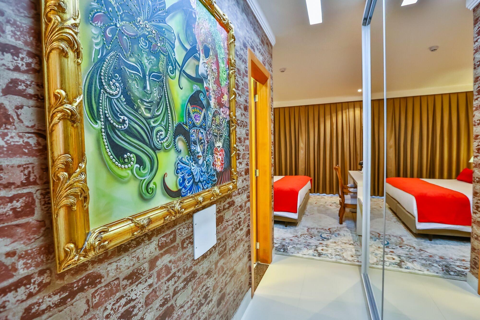 Golden Lis Hotel Boutique Goiânia Kültér fotó A room at the hotel