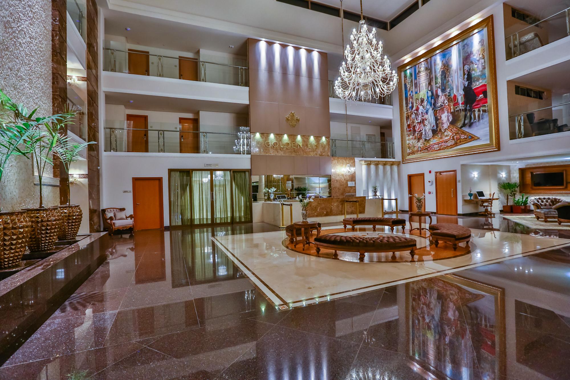 Golden Lis Hotel Boutique Goiânia Kültér fotó Lobby